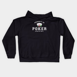 Property of Poker Athletic Depart. Kids Hoodie